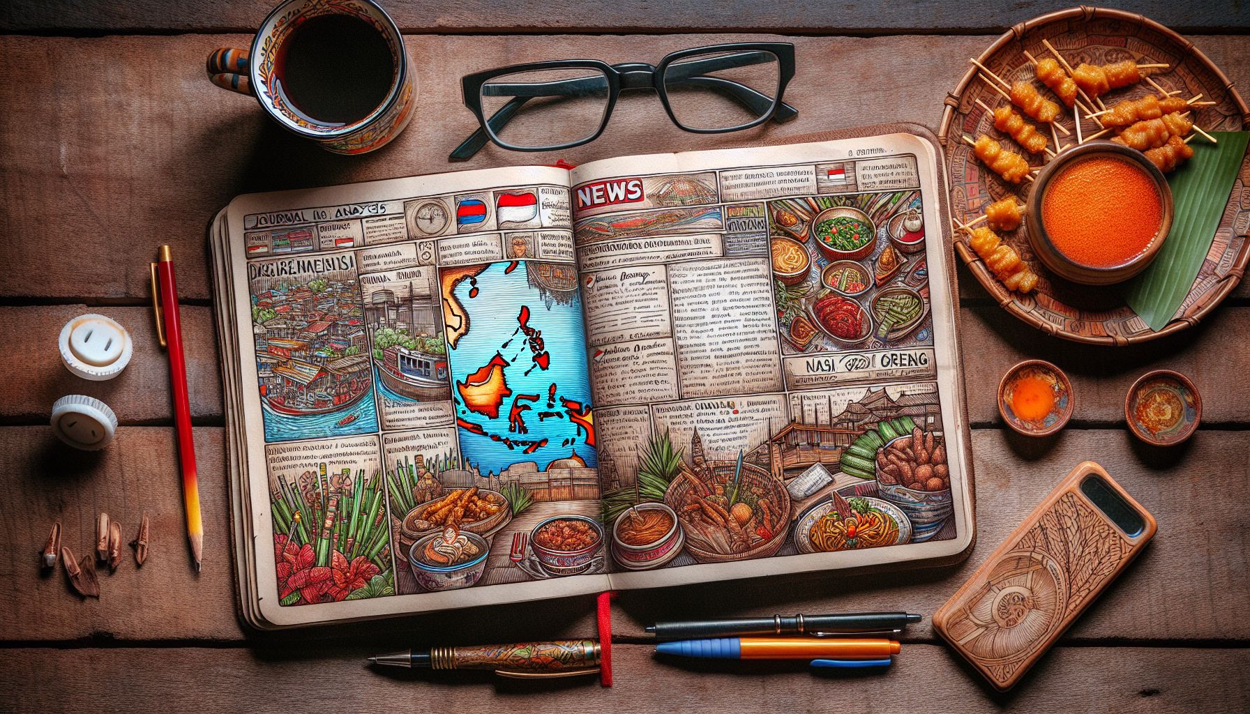 Jurnal Di Indonesia: Telaah Atas Berita dan Makanan